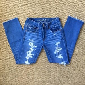 AE Ripped Artist Crop Jeggings